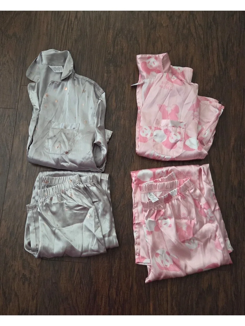 Justice satin pajamas